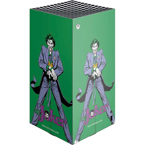 DC Comics The Joker Classic Art Pose XBox Series X Digital Edition Console Skin